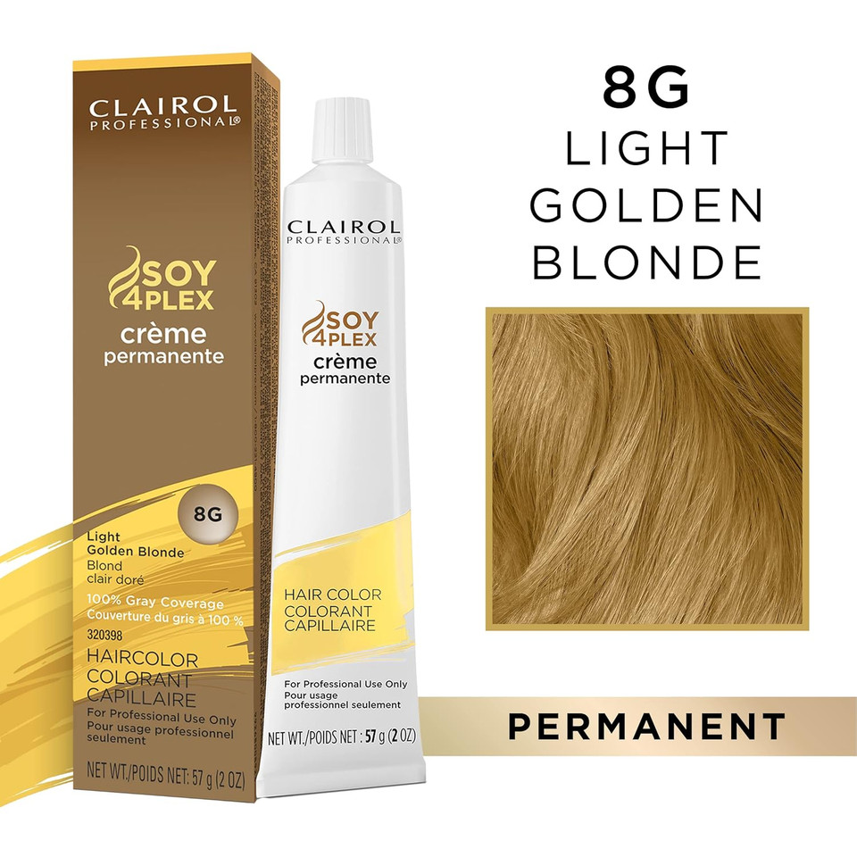 Clairol Professional Permanent Crã£Â¨Me Hair Color, Dark Hair Dye For Fade Resistant Gray Coverage, 2 Oz