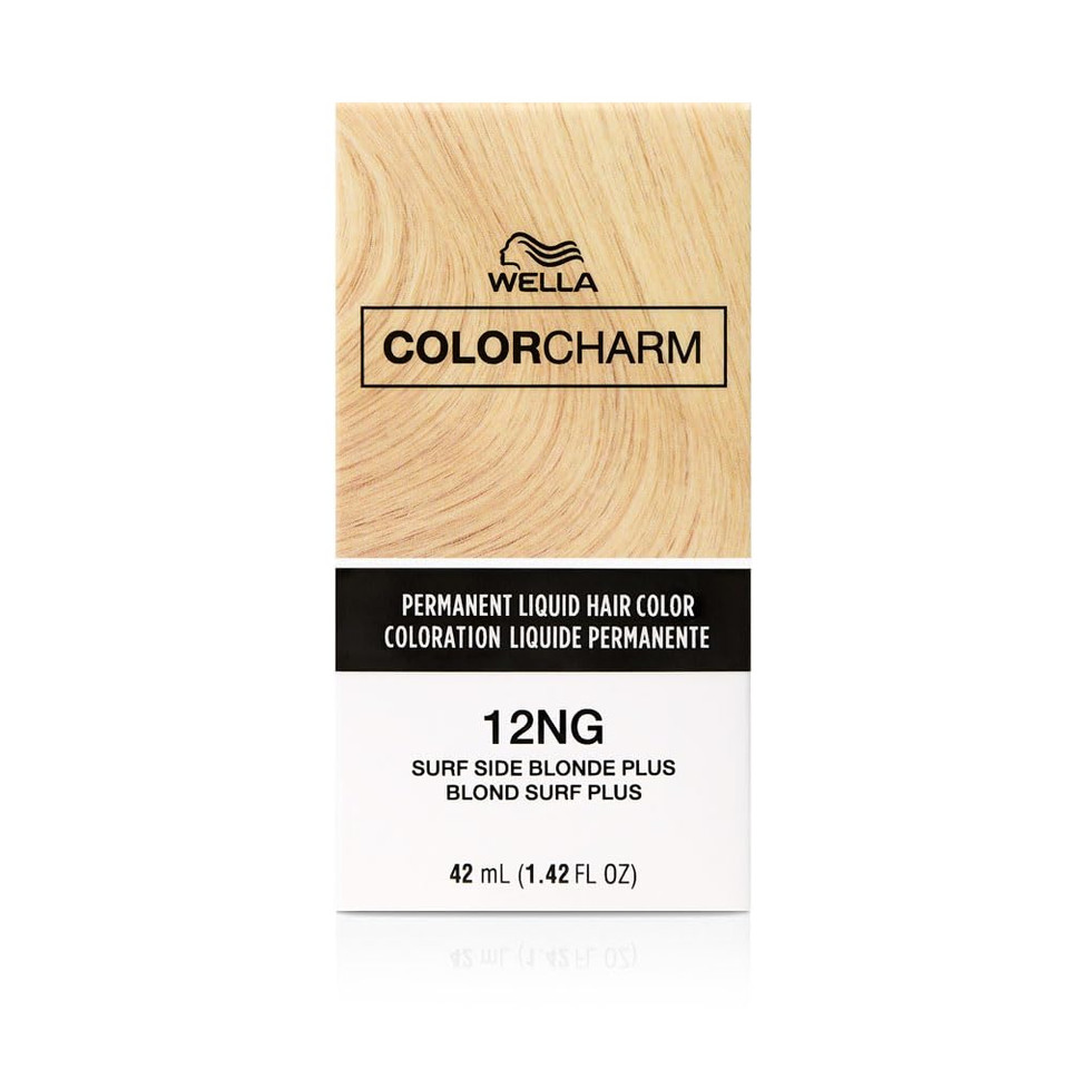 Wella Color Charm Permanent Liquid Hair Color For Gray Coverage, Natural Light Blonde