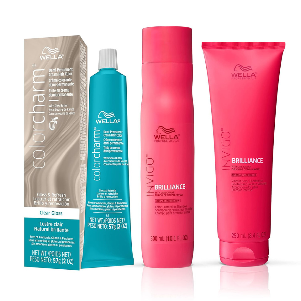 Colorcharm Demi Permanent Hair Color, Hair Dye For Gray Hair Coverage, Adds Gloss, 2 Oz