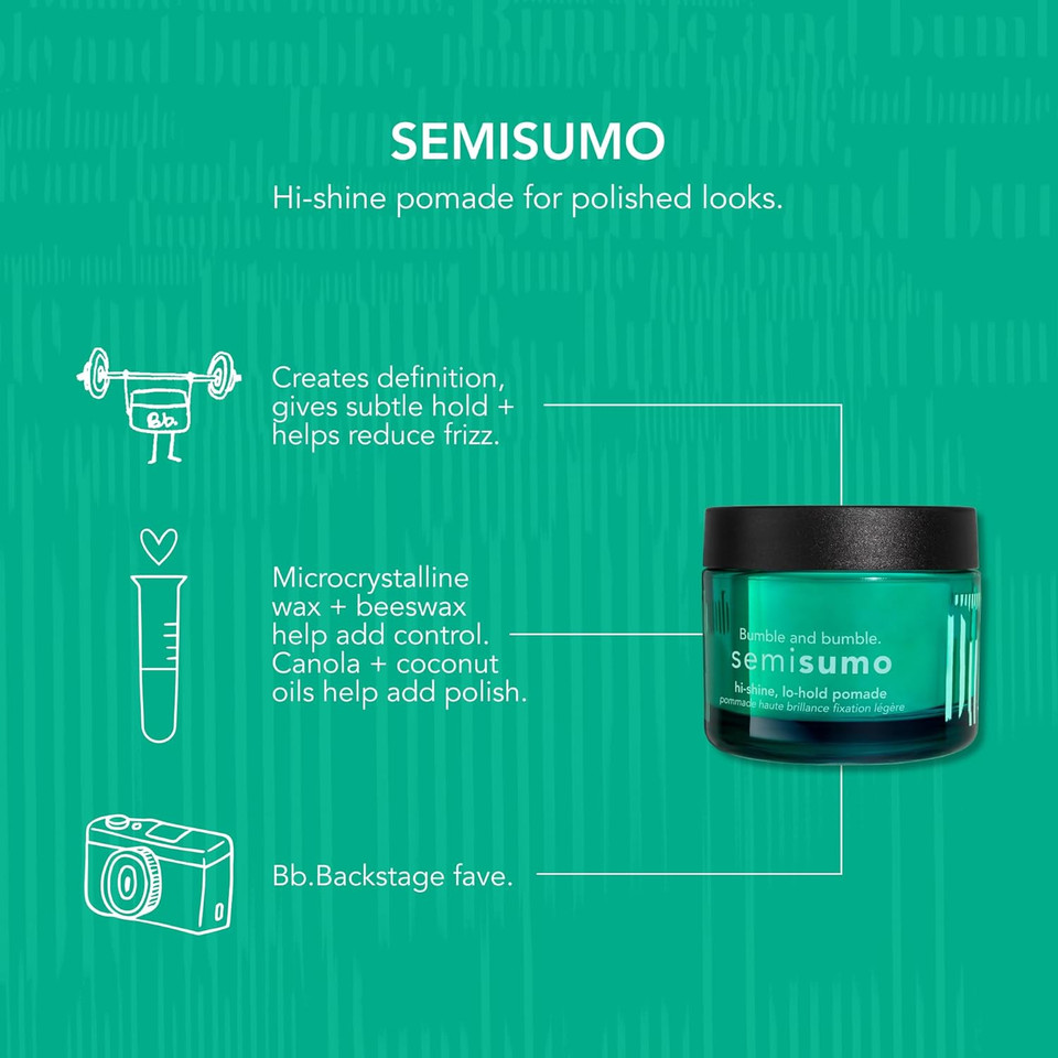 Bumble And Bumble. Semisumo Hi-Shine Pomade, Mini Travel Size, 1.5 Oz