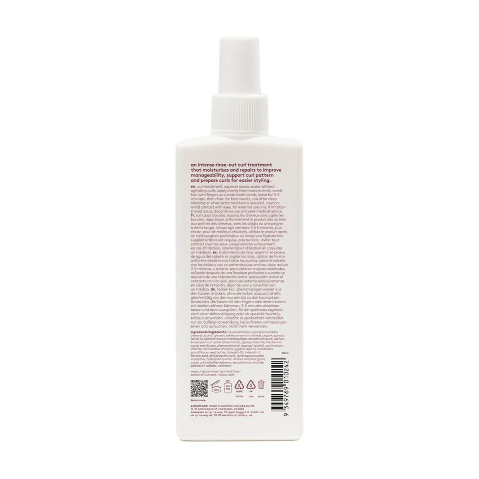 Evo - Baby Got Bounce Curl Treatment - Enhances Curls With Touchable Soft Finish - Moisturize & Reduce Dry Frizzy Hair