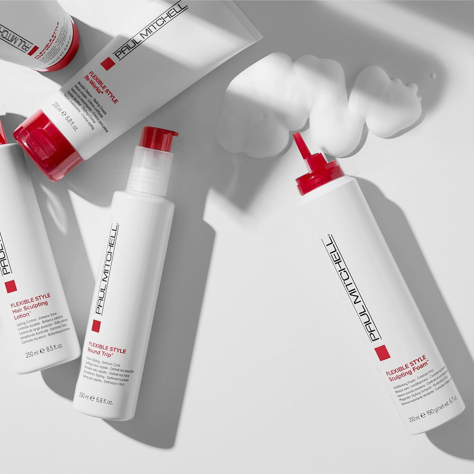 Paul Mitchell Round Trip Curl Defining Serum, Reduces Drying Time For Faster Styling, For Wavy + Curly Hair, 6.8 Oz