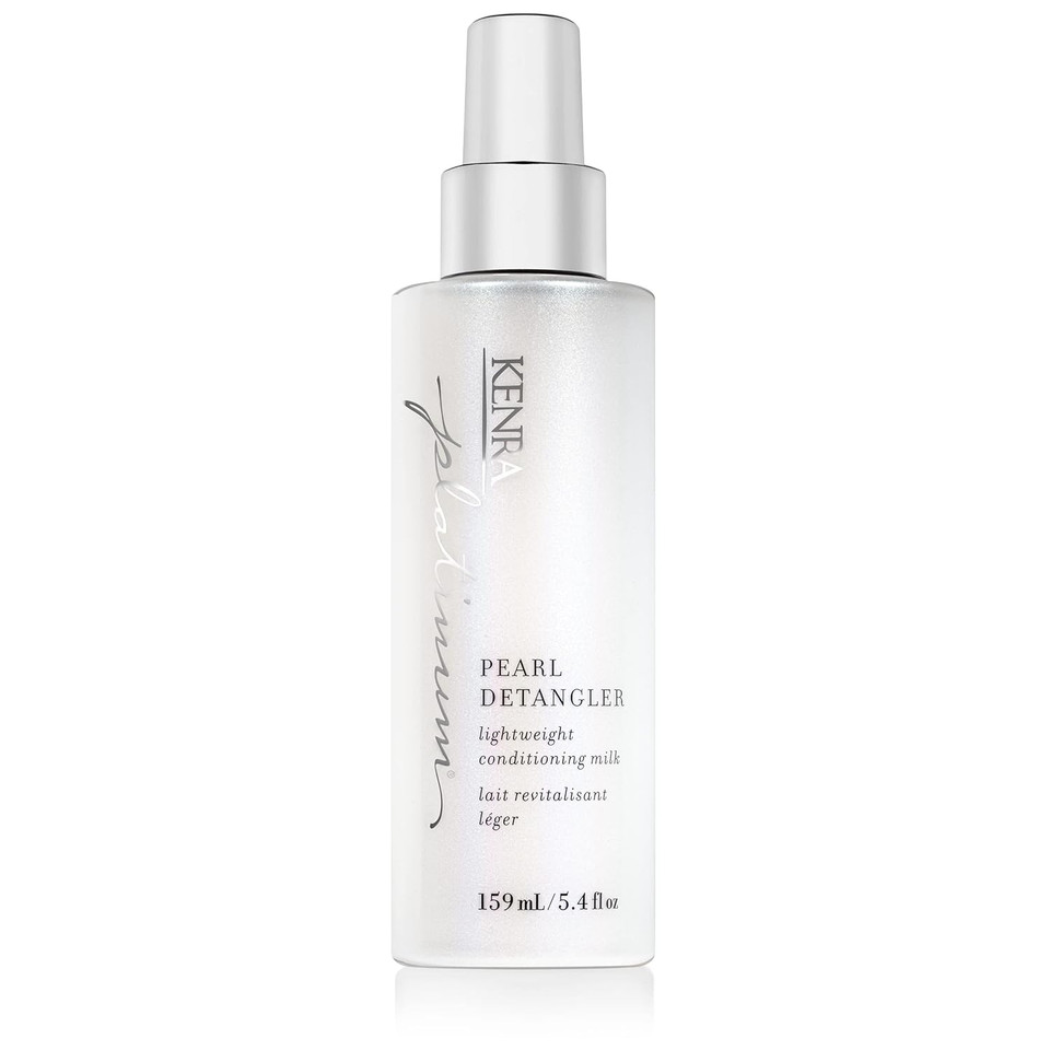 Kenra Platinum Pearl Detangler | Lightweight Conditioning Milk | Adds Moisture & Slip | Effortless Detangling & Manageability | Thermal Protection Up To 450F | All Hair Types | 5.4 Fl. Oz
