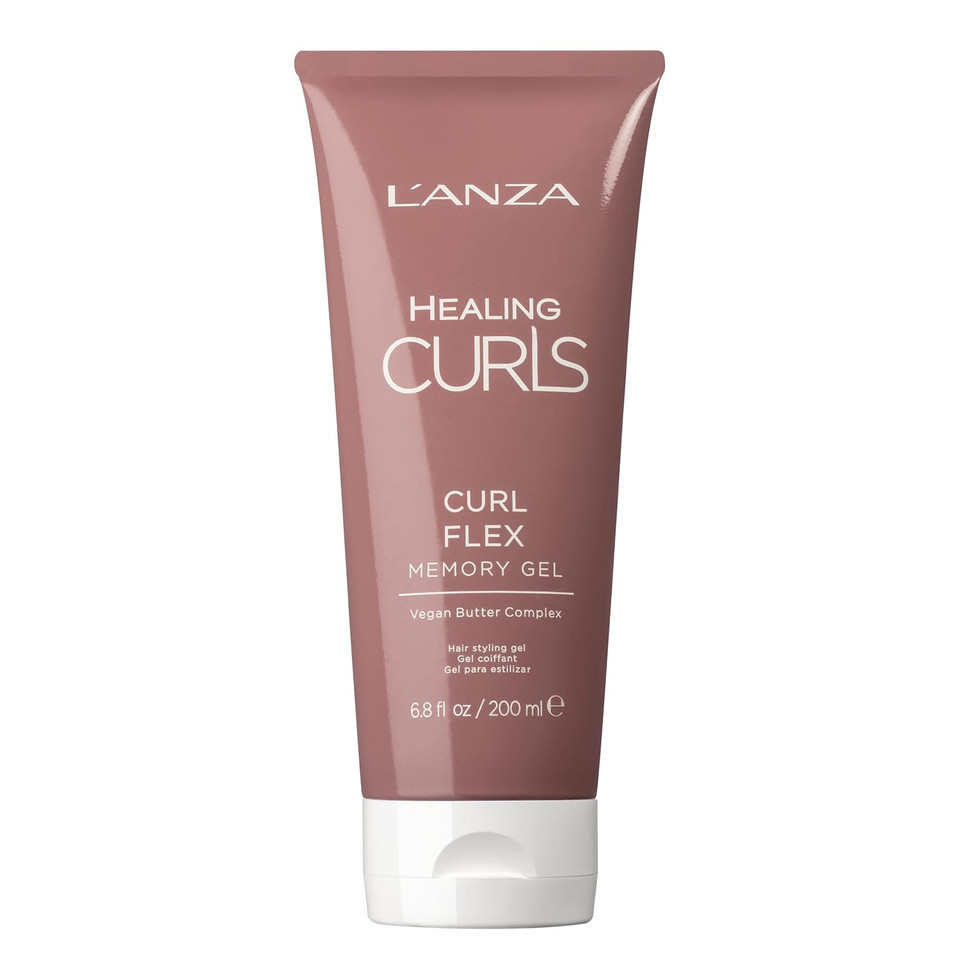 L'Anza Healing Curls Curl Flex Memory Gel - Curl Gel For Curly Hair - Creates Strong, Long-Lasting And Touchable Hold With Sulphate Free, Paraben Free Formula