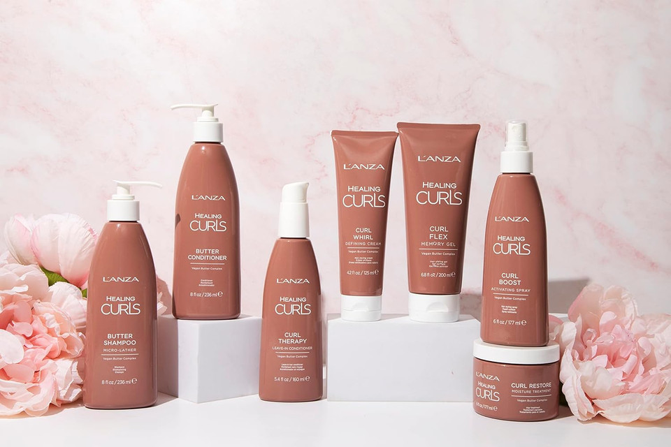 L'Anza Healing Curls Curl Flex Memory Gel - Curl Gel For Curly Hair - Creates Strong, Long-Lasting And Touchable Hold With Sulphate Free, Paraben Free Formula