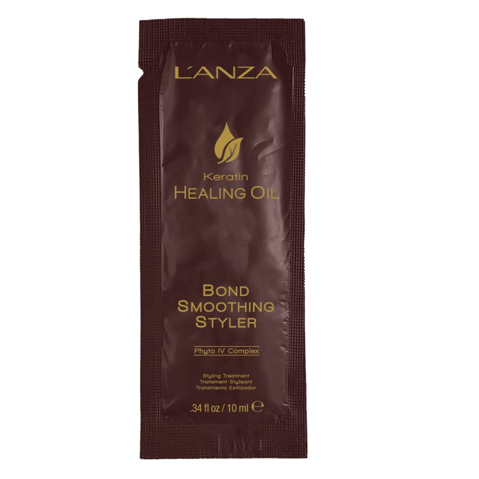 L'Anza Bond Smoothing Styler - Keratin Healing Oil Hair Care Bond Restore Treatment & Hair Styling Cream, Phyto Iv Complex Hair Repair Treatment, Split End Repair Vegan Hair Serum