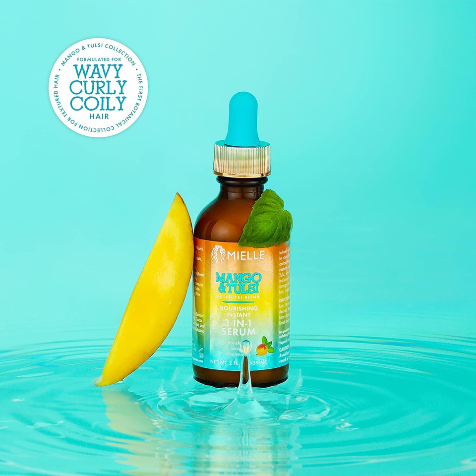 Mielle Organics Mango & Tulsi Nourishing Instant 3-In-1 Serum
