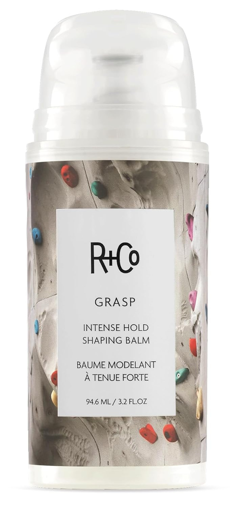 R+Co Grasp Intense Hold Styling Balm | Provides High Hold + Zero Crunch + Touchable Finish | Vegan + Cruelty-Free | 3.2 Oz