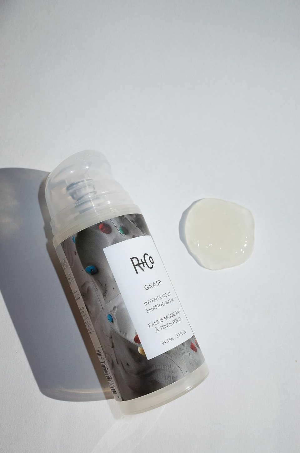 R+Co Grasp Intense Hold Styling Balm | Provides High Hold + Zero Crunch + Touchable Finish | Vegan + Cruelty-Free | 3.2 Oz