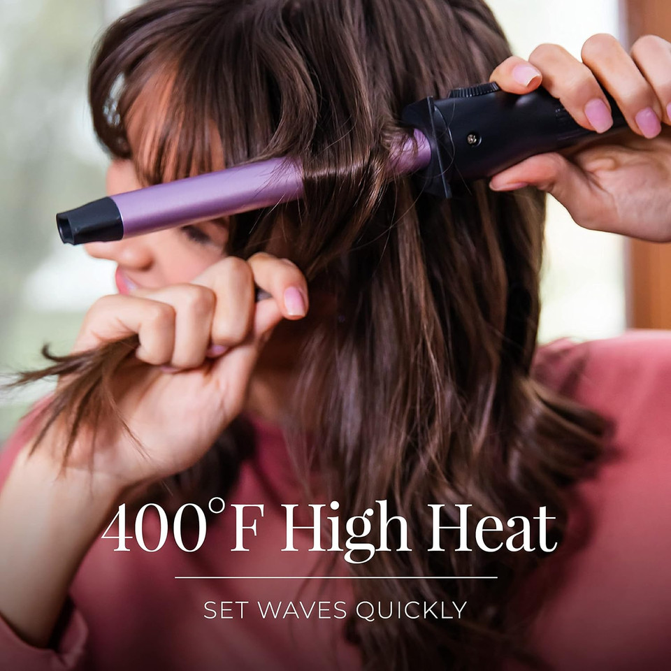 Remingtonã¢Â® Curling Wand/Hair Waver, Oval Barrel, For Deep Waves, Ci50U3