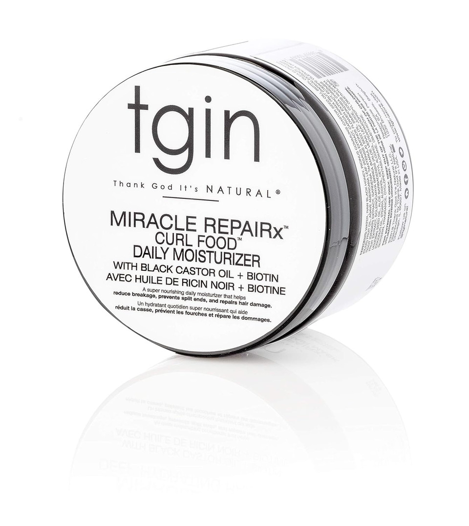 Tgin Miracle Repairx Curl Food Daily Moisturizer For Damaged Hair - Repair - Protect - Restore - 12 Oz