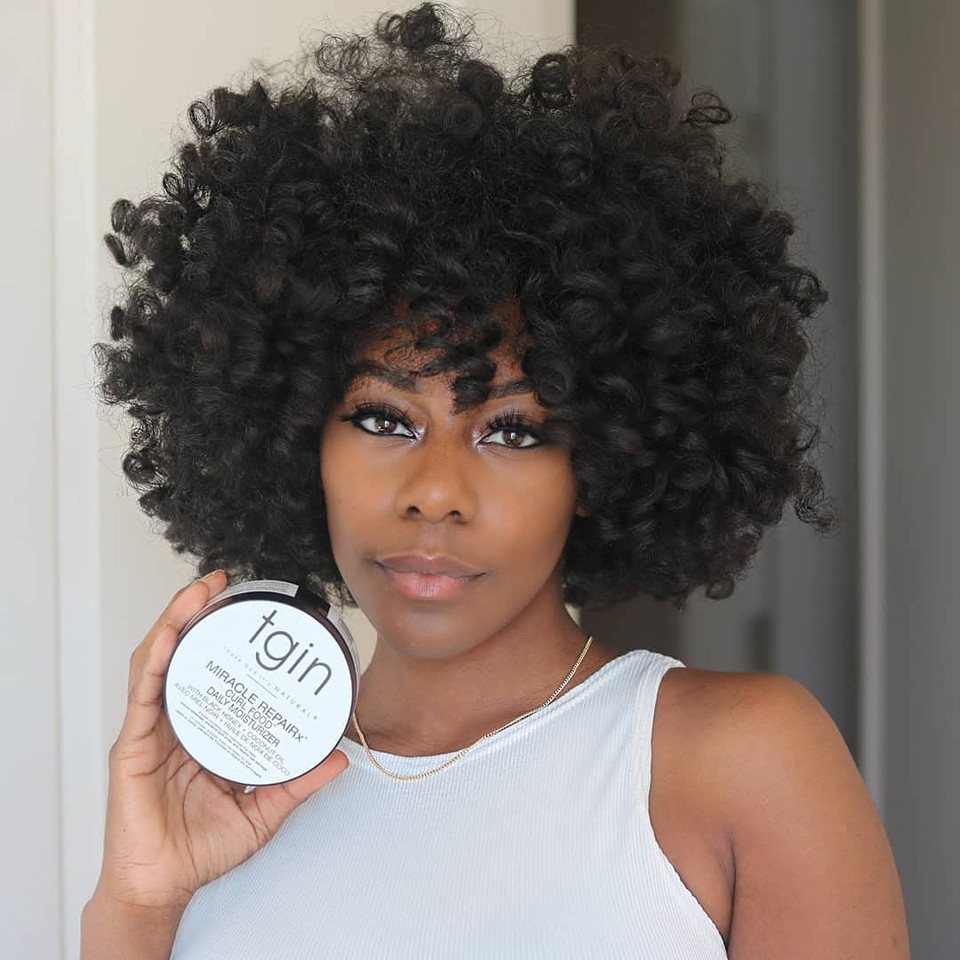 Tgin Miracle Repairx Curl Food Daily Moisturizer For Damaged Hair - Repair - Protect - Restore - 12 Oz