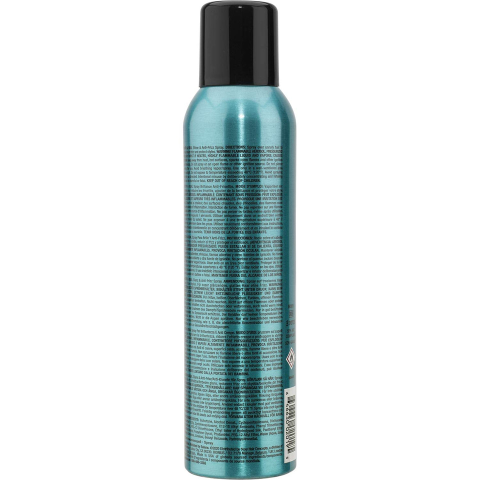Sexyhair Healthy Smooth And Seal Shine And Anti-Frizz Spray | Smooths Cuticle | Adds Shine And Reduces Frizz | All Hair Types