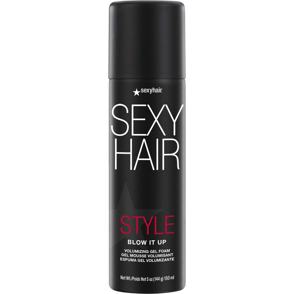 Sexyhair Style Blow It Up Volumizing Gel Foam, 5 Oz | Up To 50% More Volume | Adds Shine Sexyhair Style Blow It Up Volumizing Gel Foam, 5 Oz | Up To 50% More Volume | Adds Shine