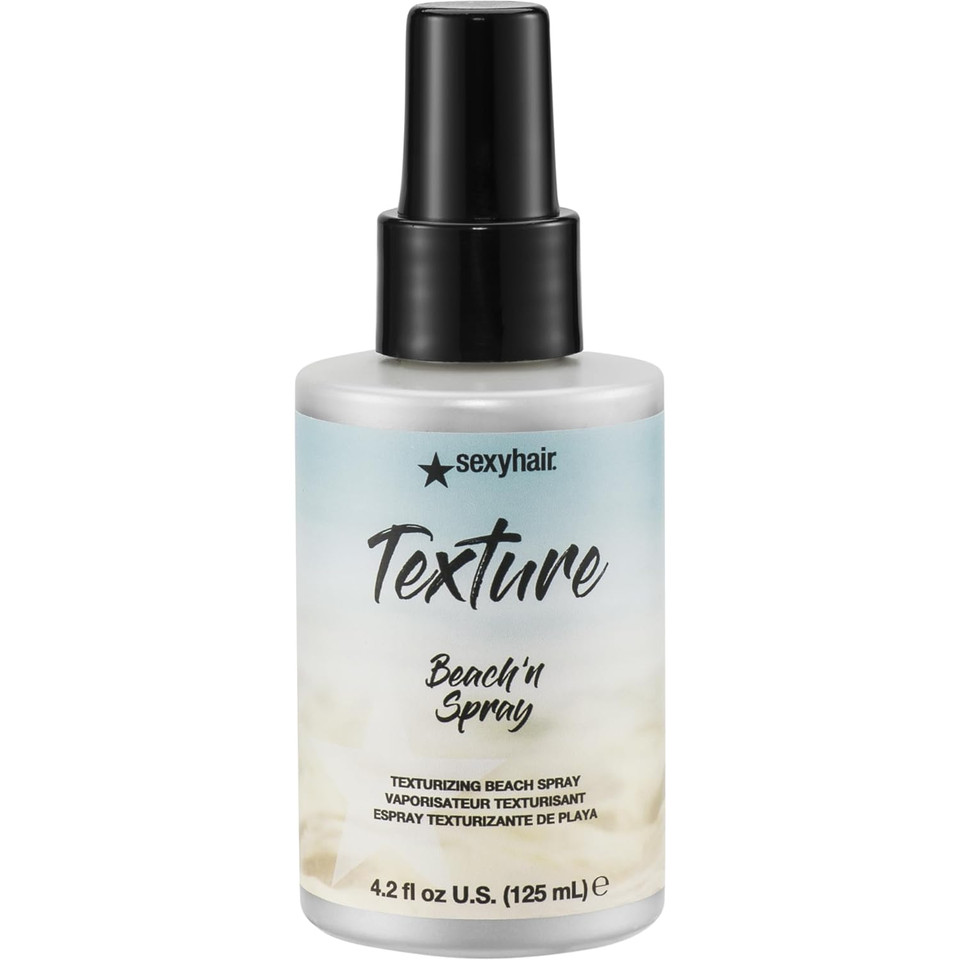 Sexyhair Texture Beach'N Spray Texturizing Beach Spray, 4.2 Oz | Maintains Natural Shine | Up To 24 Hour Humidity Resistance | All Hair Types Sexyhair Texture Beach'N Spray Texturizing Beach Spray, 4.2 Oz | Maintains Natural Shine | Up To 24 Hour Humidity Resistance | All Hair Types