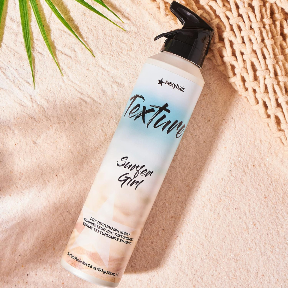 Sexyhair Texture Surfer Girl Dry Texturizing Spray | Maintains Natural Shine | Up To 24 Hour Humidity Resistance | All Hair Types Sexyhair Texture Surfer Girl Dry Texturizing Spray | Maintains Natural Shine | Up To 24 Hour Humidity Resistance | All Hair Types