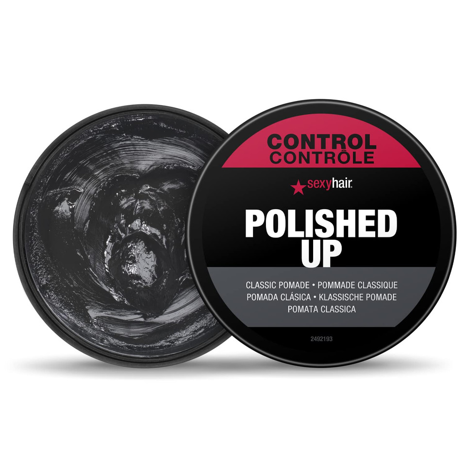 Sexyhair Style Polished Up Pomade | Classic Polished Styles | Adds Shine | Washes Out Easily