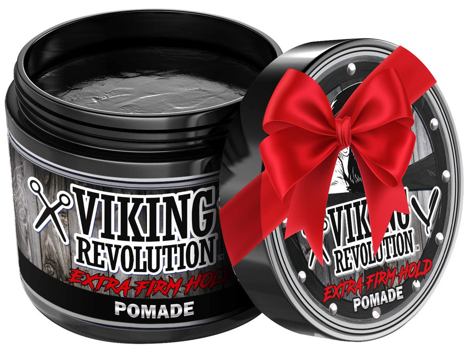 Viking Revolution Pomade For Menstyle & Finish Your Hair Firm Strong Hold & High Shine For Menã¢ÂS Styling Support Water Based Male Grooming Product Is Easy To Wash Out 4Oz Mix-Firm,Extreme,Mat