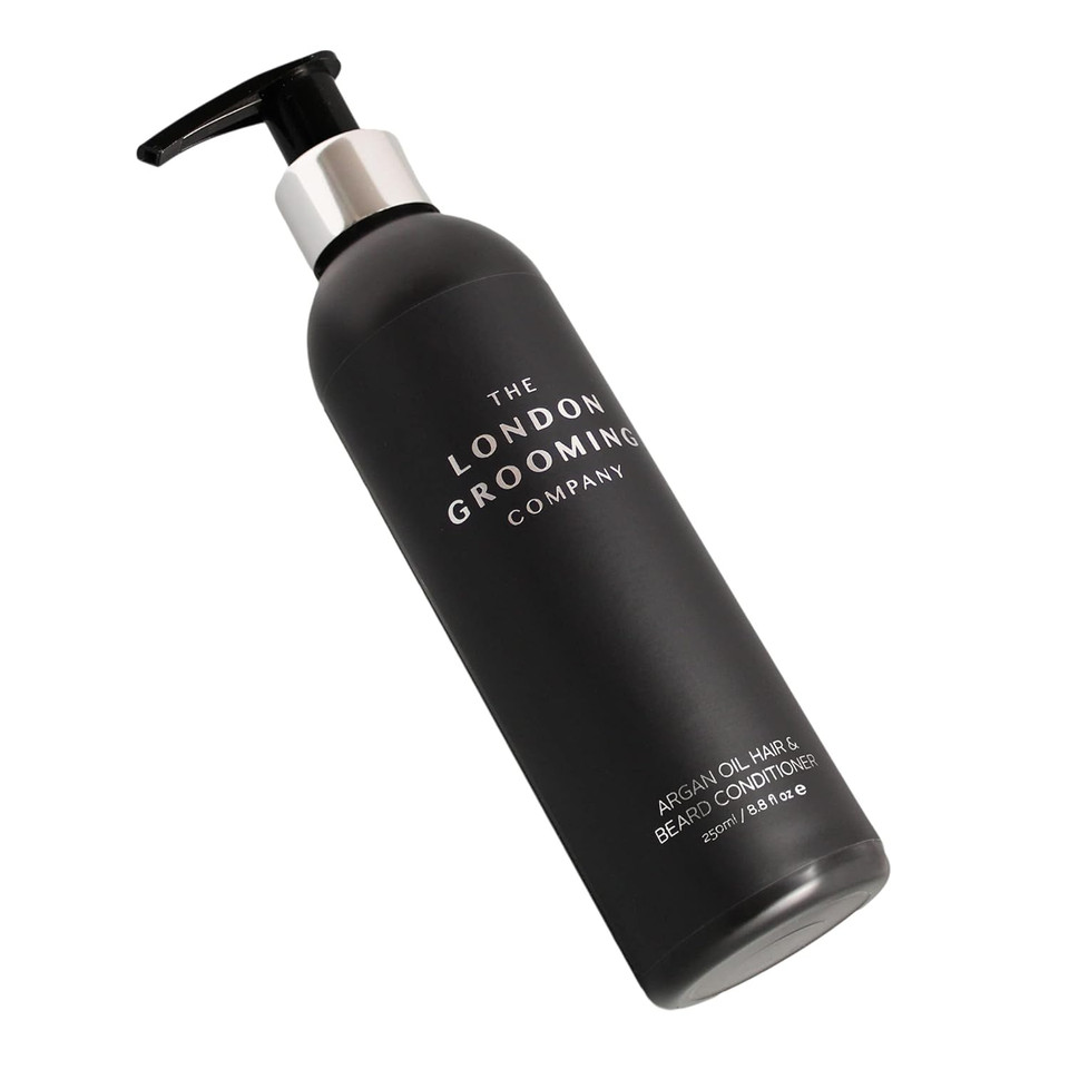 The London Grooming Company Argan Oil Hair & Beard Conditioner | Sulfate Free | All Hair Types | 8.8 Fl Oz (250Ml)