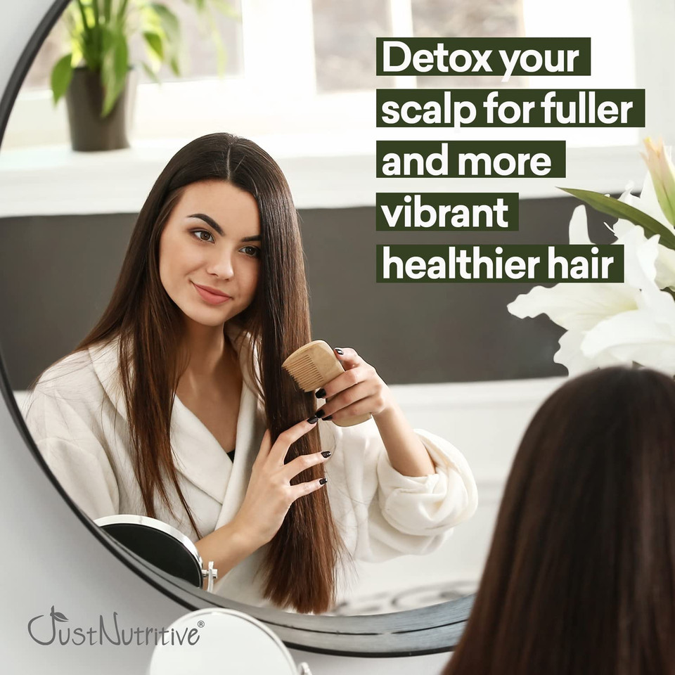 Vinegar Nutritive Rinse | Natural Hair Care To Revitalize Hair And Scalp | Prevents Hair Loss | Just Nutritive | 8 Oz