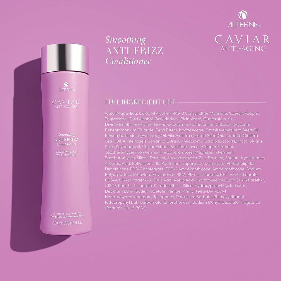 Caviar Anti-Aging Smoothing Anti-Frizz Conditioner| For Medium, Thick Hair | Smooths Hair, Tames Frizz | Sulfate Free Caviar Anti-Aging Smoothing Anti-Frizz Conditioner| For Medium, Thick Hair | Smooths Hair, Tames Frizz | Sulfate Free