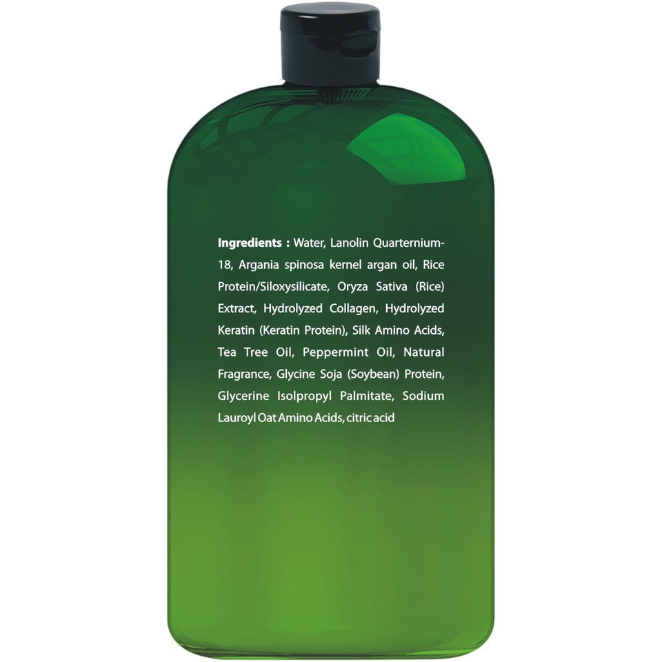 First Botany, Tea Tree Oil Conditioner 16 Fl Oz - Anti Dandruff Natural Oil Conditioner For Dry Itchy & Flaky Scalp - Sulfate Free Paraben Free Cleanser - Prevents Head Lice & Thinning