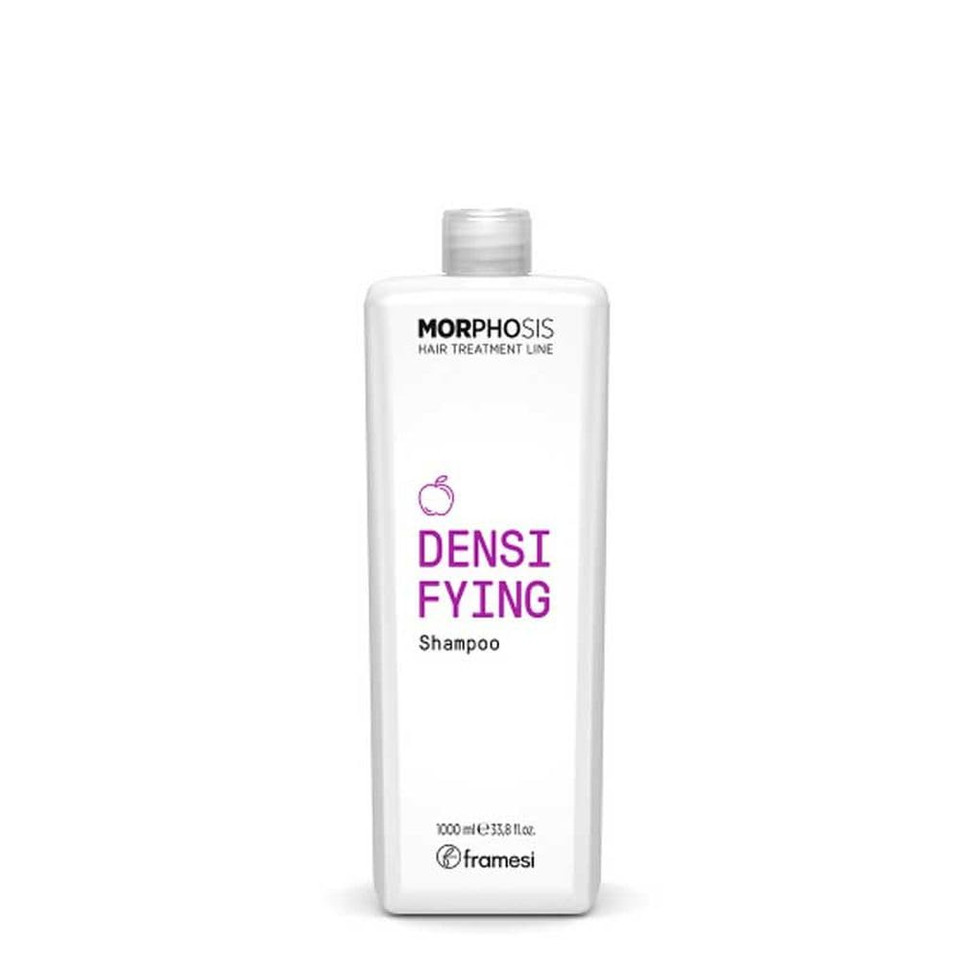 Framesi Morphosis Densifying Shampoo 33.8 Fl Oz, Strengthens Hair, For Sensitive Scalps, Natural Ingredients, Color Safe