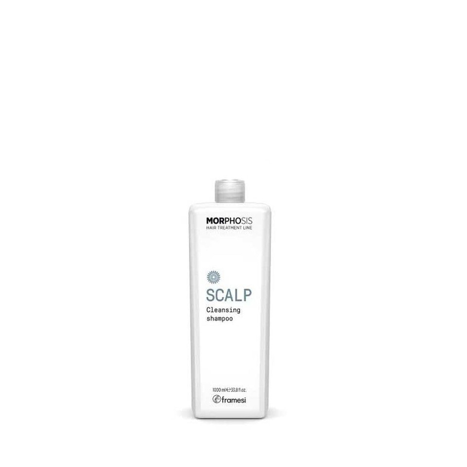Framesi Morphosis Scalp Cleansing Shampoo, Cleanses Hair And Scalp, Clarifying, Removes Buildup, Natural Ingredients, Color Safe