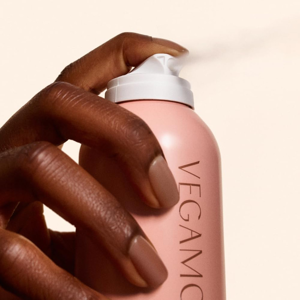 Vegamour Gro Dry Shampoo, Volumizing Dry Shampoo Spray Formulated Without Benzene, Supports Thicker Fuller Looking Hair, Natural Citrus Scent