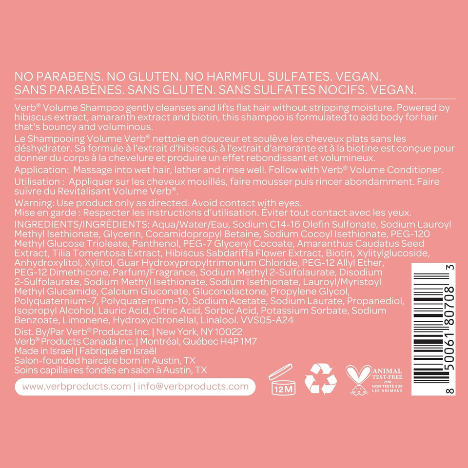 Verb Volume Shampoo & Conditioner Duo