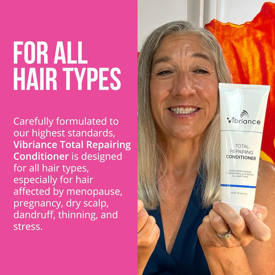 Vibriance Total Repairing Conditioner For Women - Deeply Hydrating And Moisturizing Conditioner For Dry, Damaged Hair And Aging Hair