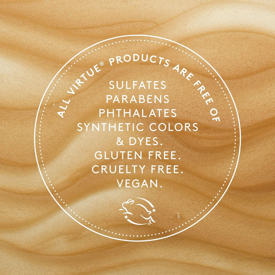 Virtue Recovery Sulfate Free Shampoo With Keratin And Baobab Seed Oil For Damaged Hair, Color Safe