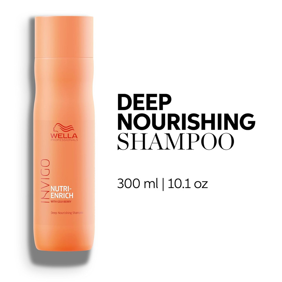 Wella Professionals Invigo Nutri-Enrich Shampoo Deep Nourishing For Dry & Damaged Hair Oz Wella Professionals Invigo Nutri-Enrich Shampoo Deep Nourishing For Dry & Damaged Hair Oz