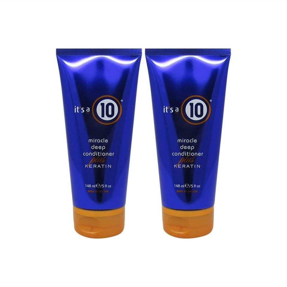 It'S A 10 Haircare Miracle Deep Conditioner Plus Keratin, 5 Fl. Oz. (Pack Of 2)