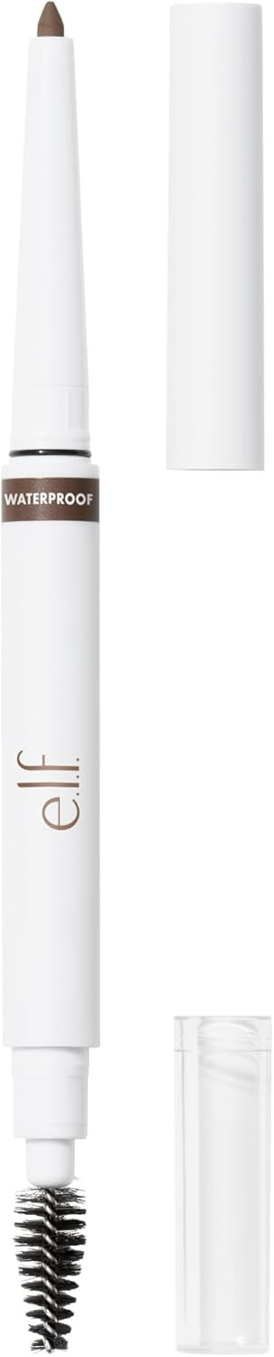 e.l.f. Instant Lift Waterproof Brow Pencil, Long-Lasting Eyebrow Pencil For Grooming & Shaping Brows, Vegan & Cruelty-Free, Neutral Brown