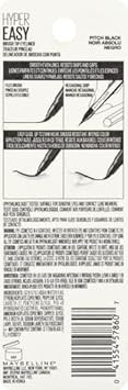 Maybelline New York Hyper Easy Liquid Pen No-Skip Waterproof Eyeliner, Satin Finish, Pitch Brown