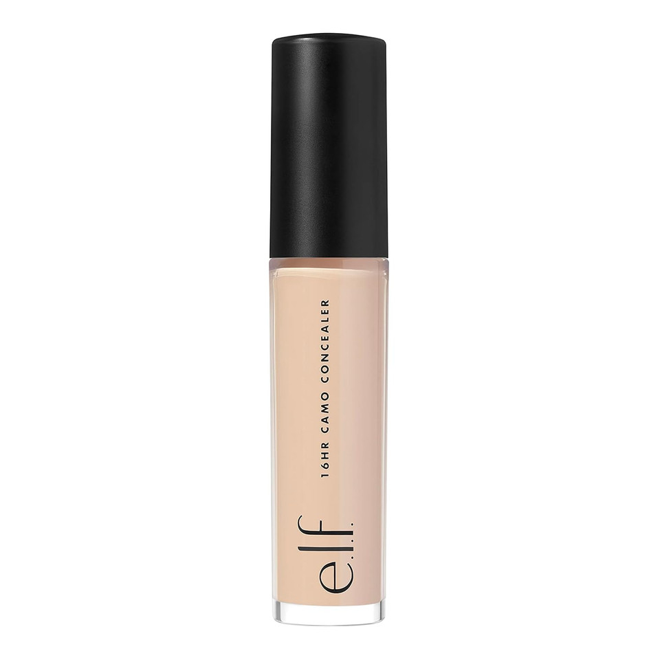 E.L.F. 16Hr Camo Concealer, Full Coverage & Highly Pigmented, Matte Finish, Medium Neutral, 0.203 Fl Oz (6Ml)