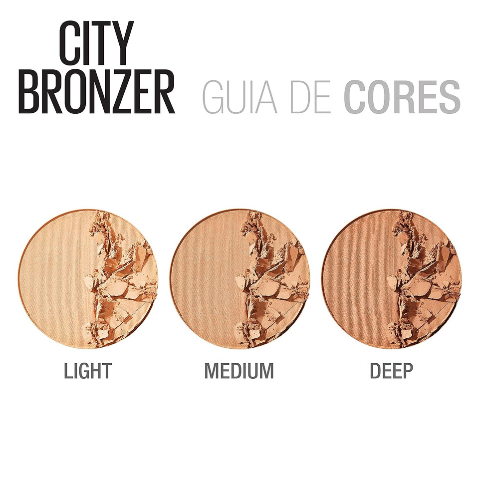 Maybelline New York City Bronzer Powder Makeup, Bronzer And Contour Powder, 200, 0.32 Oz