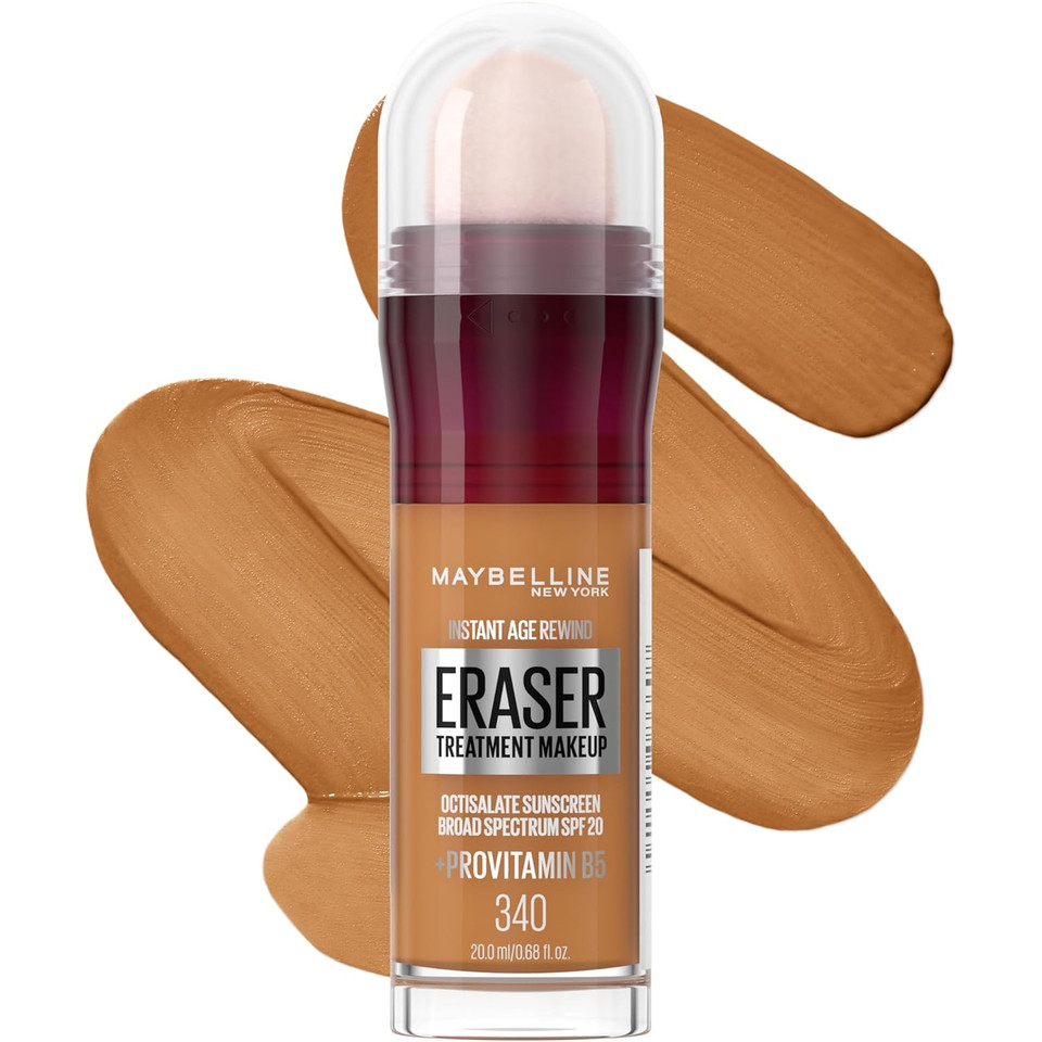 Maybelline Instant Age Rewind Eraser Treatment Makeup With Spf 18, Anti Aging Concealer Infused With Goji Berry And Collagen, Creamy Natural, 1 Count