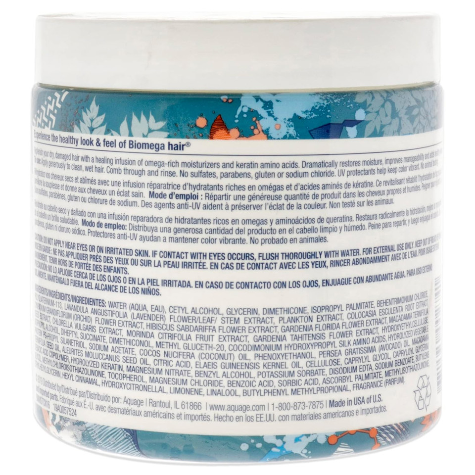 Biomega Moisture Conditioner, Conditioner Infused With Hydrating Moisturizers And Keratin Amino Acids, Repairs Damaged And Dry Hair, Improves Hair Elasticity