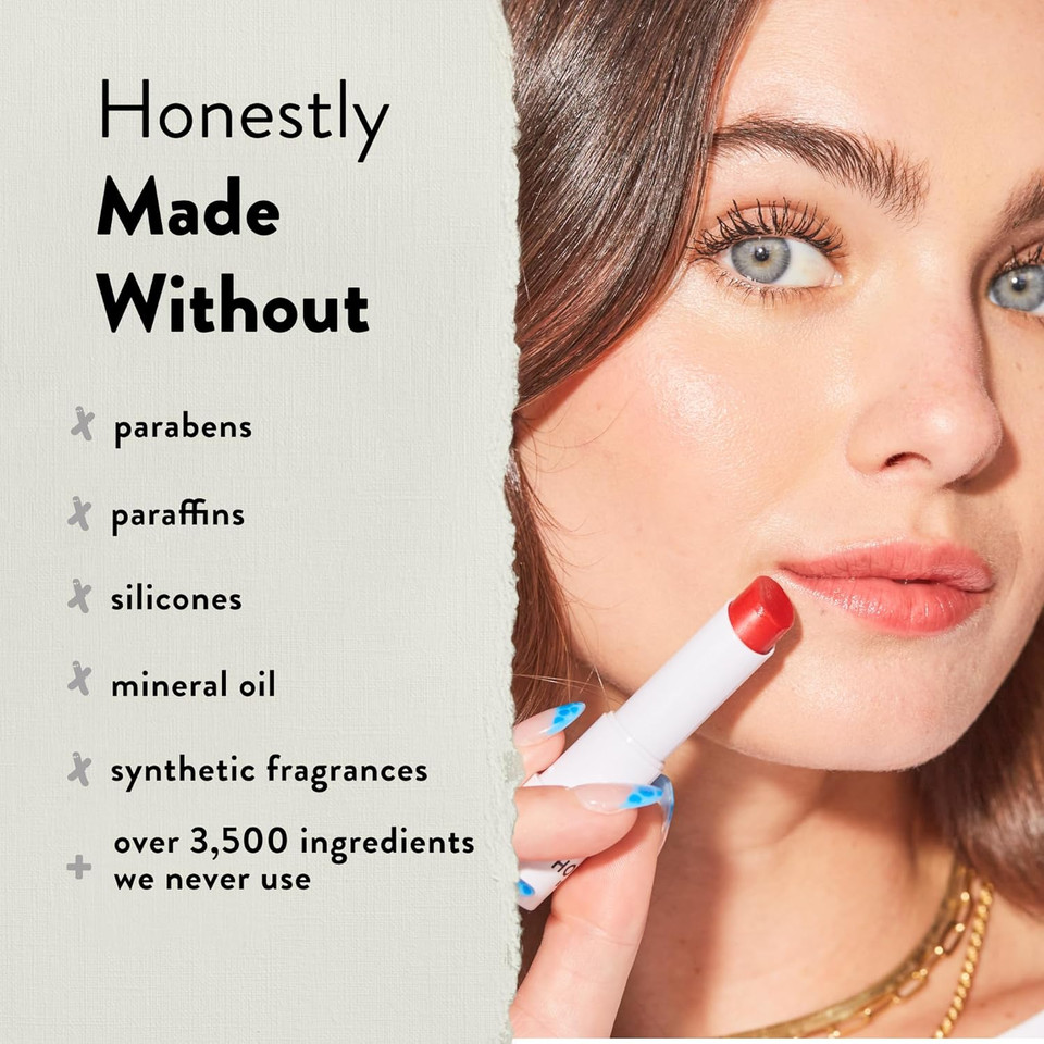 Honest Beauty Tinted Lip Balm | Antioxidant-Rich Acai Extracts + Avocado Oil | Ewg Certified, Vegan, Cruelty Free | White Nectarine