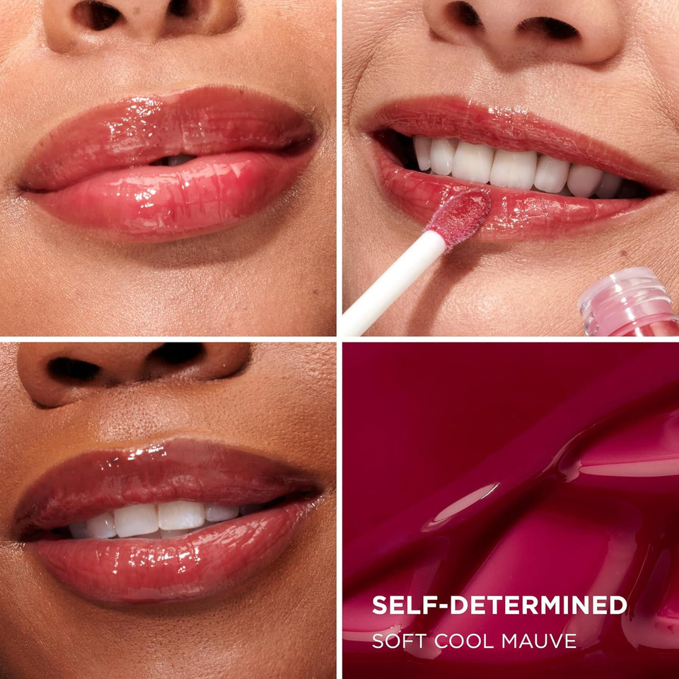 It Cosmetics Confidence In A Serum Lip Gloss - Smoothing & Conditioning - 8Hr Hydration With Hyaluronic Acid, Ceramide, Vitamin E - High Shine & Sheer Finish - 0.22 Fl. Oz