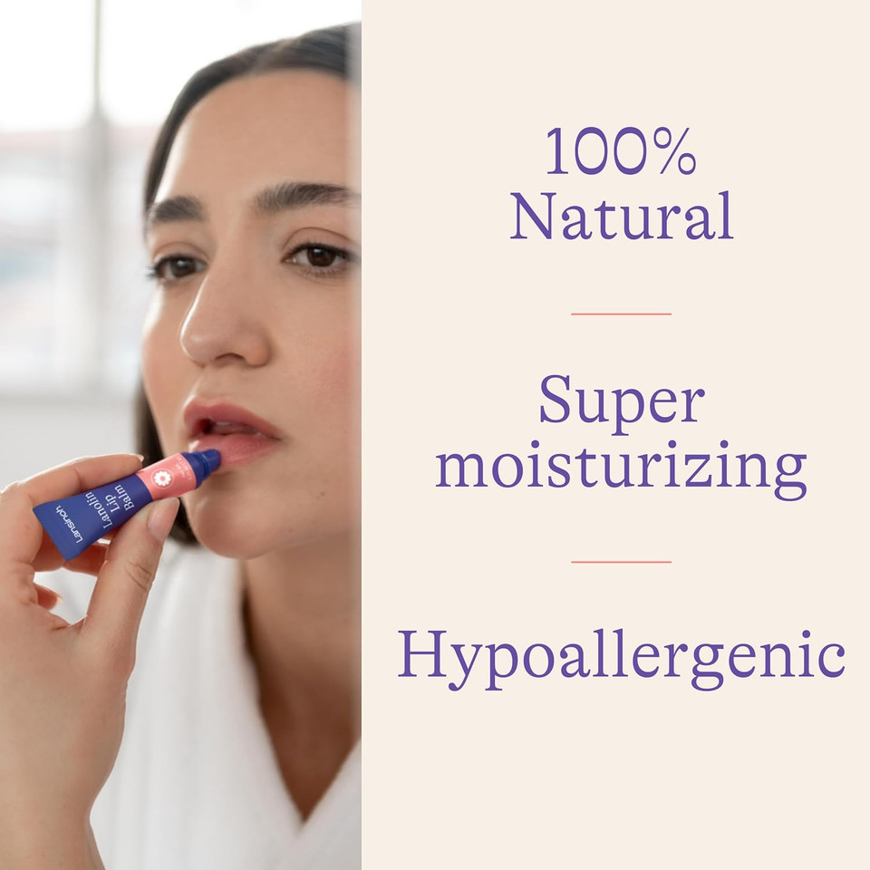 Lansinoh Lanolin Lip Balm, Moisturizing Lip Care, 4 Pack, 0.25 Ounces Each Lansinoh Lanolin Lip Balm, Moisturizing Lip Care, 4 Pack, 0.25 Ounces Each