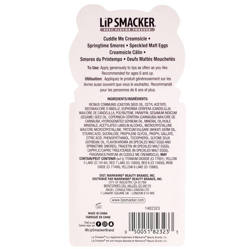 Lip Smacker Spring Panda Lip Balm Trio