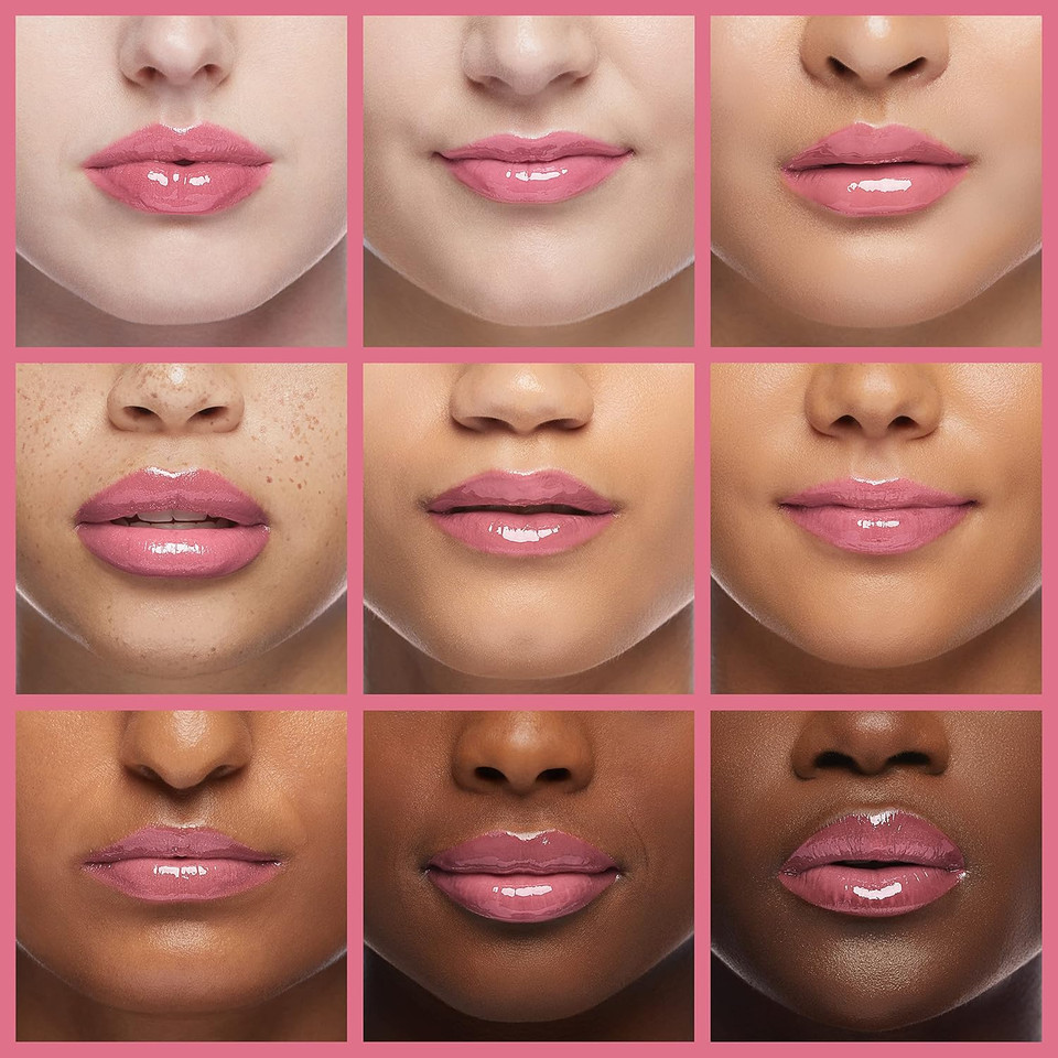 L'Oreal Paris Infallible Pro Gloss Plump Lip Gloss With Hyaluronic Acid, Long Lasting Plumping Shine, Lips Look Instantly Fuller And More Plump, Gleam, 0.21 Fl. Oz