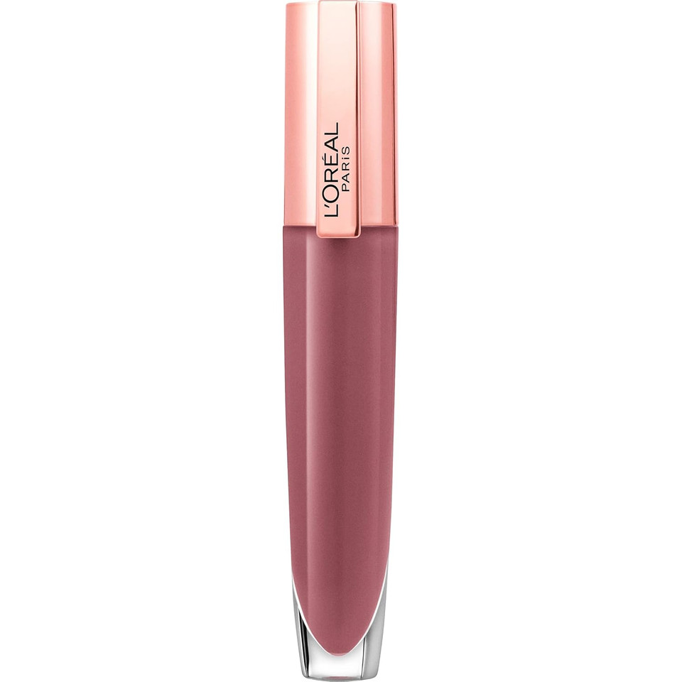 L'Oreal Paris Glow Paradise Hydrating Tinted Lip Balm-In-Gloss With Pomegranate Extract & Hyaluronic Acid, Ultra-Gentle, Non-Sticky Formula, Mademoiselle Mauve, 0.23 Fl Oz