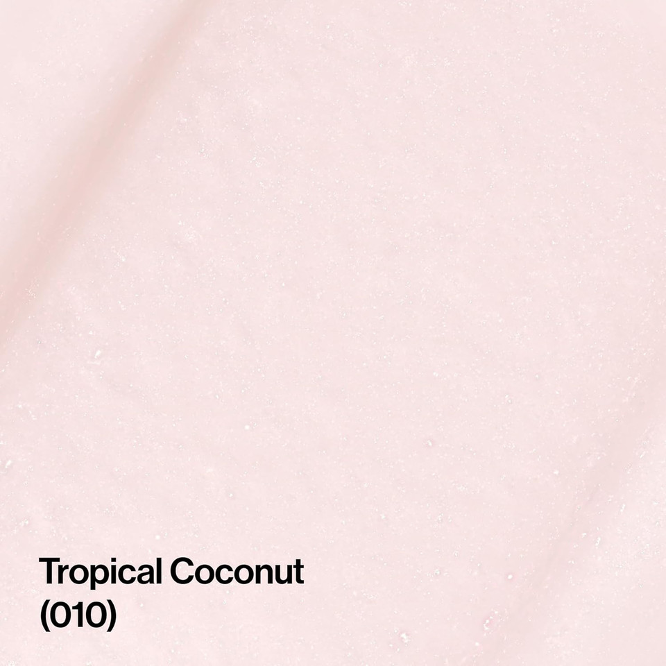 Revlon Lip Balm, Kiss Tinted Lip Balm, Face Makeup With Lasting Hydration, Spf 20, Infused With Natural Fruit Oils, 010 Tropical Coconut, 0.09 Oz
