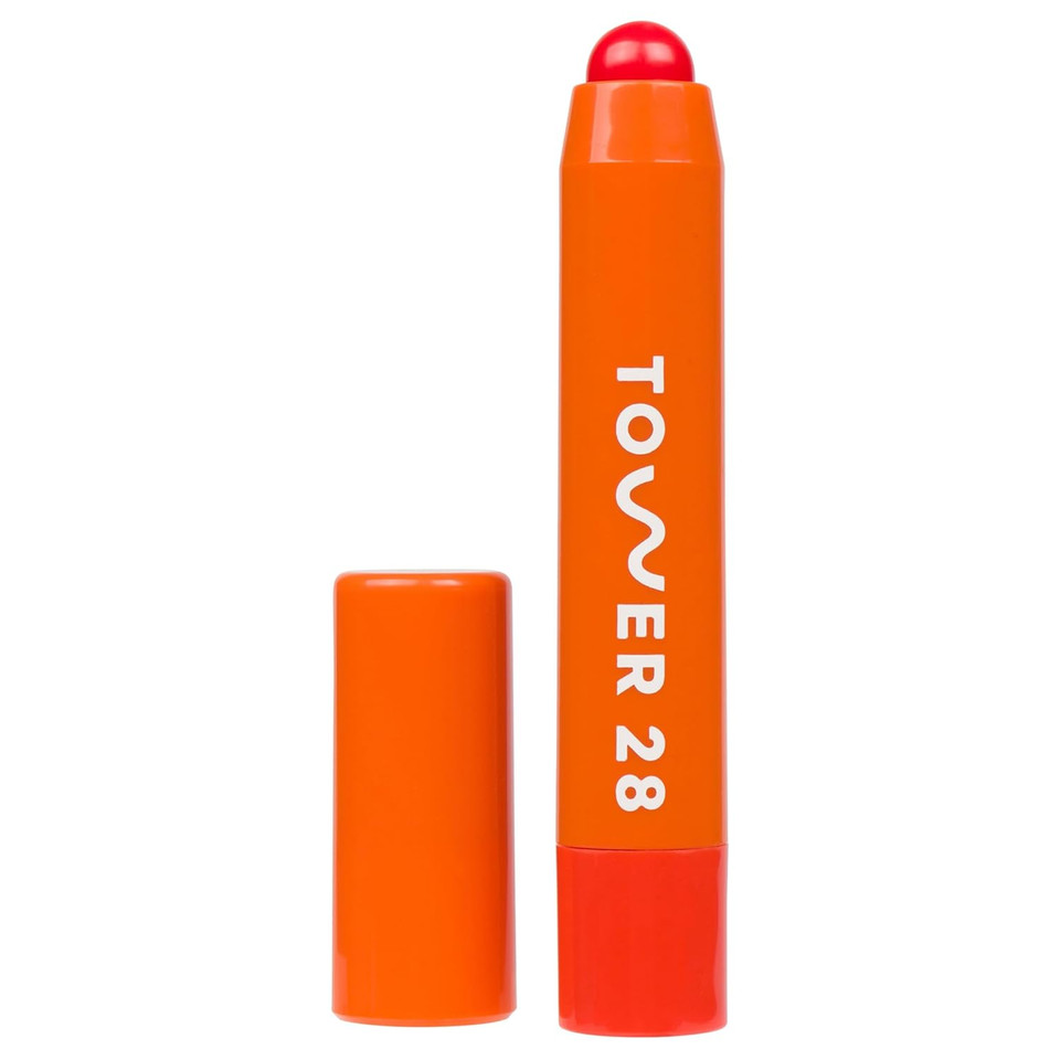 Tower 28 Juicebalm Tinted Lip Balm - Hydrating Lip Color With Shea Butter And Marula Oil - Clean, Cruelty Free, And Vegan Lip Care - Squeeze: A Juicy Coral, 0.09 Fl Oz / 2.7 Ml Tower 28 Juicebalm Tinted Lip Balm - Hydrating Lip Color With Shea Butter And Marula Oil - Clean, Cruelty Free, And Vegan Lip Care - Squeeze: A Juicy Coral, 0.09 Fl Oz / 2.7 Ml