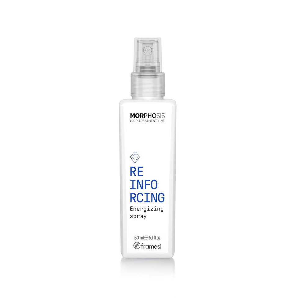 Framesi Morphosis Reinforcing Energizing Leave In Conditioner Spray, 5.1 Fl Oz, Treatment For Scalp And Thinning Hair