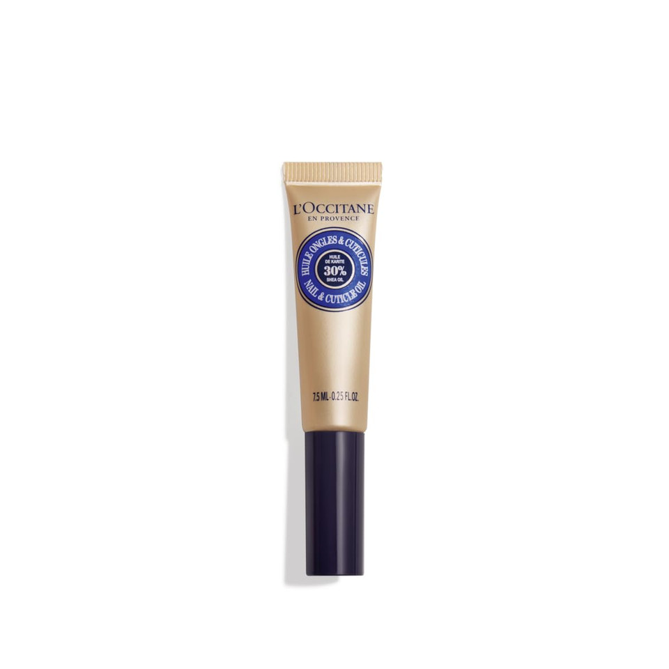 L'Occitane Shea Nourishing Nail & Cuticle Oil: With 30% Shea Oil, Healthier-Looking Nails, Soften Cuticles, Strengthen Nails, 0.25 Fl. Oz